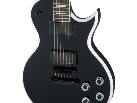 Jackson X Series Signature Marty Friedman MF-1 Electric Guitar, Gloss Black w  White Bevels Supply