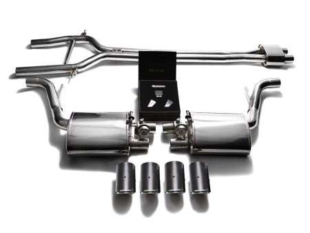 ARMYTRIX Stainless Steel Valvetronic Exhaust System Quad Matte Carbon Porsche 970 Panamera | S | GTS 2010-2013 Online