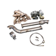 Turbo Manifold DownPipe Kit For Mazda Miata MX-5 1.8L NA-T T3 Top Mount For Sale