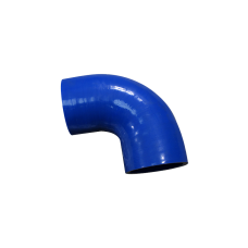 Universal Blue Silicon Hose 3.5  90 Deg Coupler For Turbo Intercooler Pipe Online now