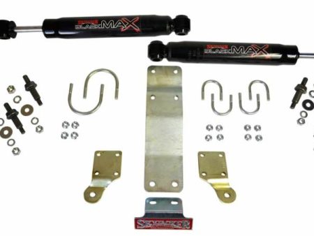 Skyjacker 2007-2017 Jeep Wrangler (JK JKU) (Use w  JK717TR) Dual Steering Damper Kit w  Black Max Online Hot Sale