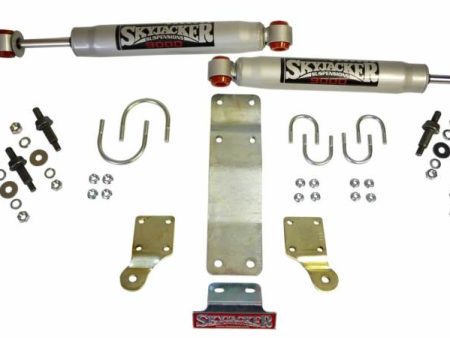 Skyjacker 2007-2017 Jeep Wrangler (JK JKU) (Use w  JK717TR) Dual Steering Damper Kit w  9000 Series Discount