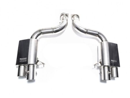 ARMYTRIX Titanium Valvetronic Exhaust System Quad Matte Black Tips Ferrari 599 GTB 2006-2012 For Cheap